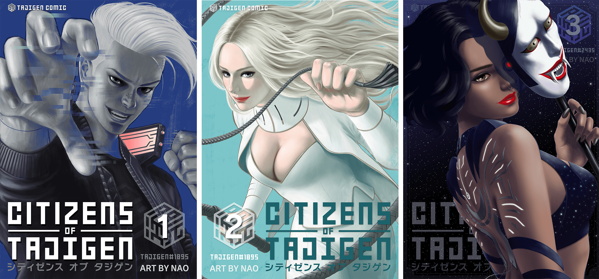 The Citizens of Tajigen : Art claim manga cover series